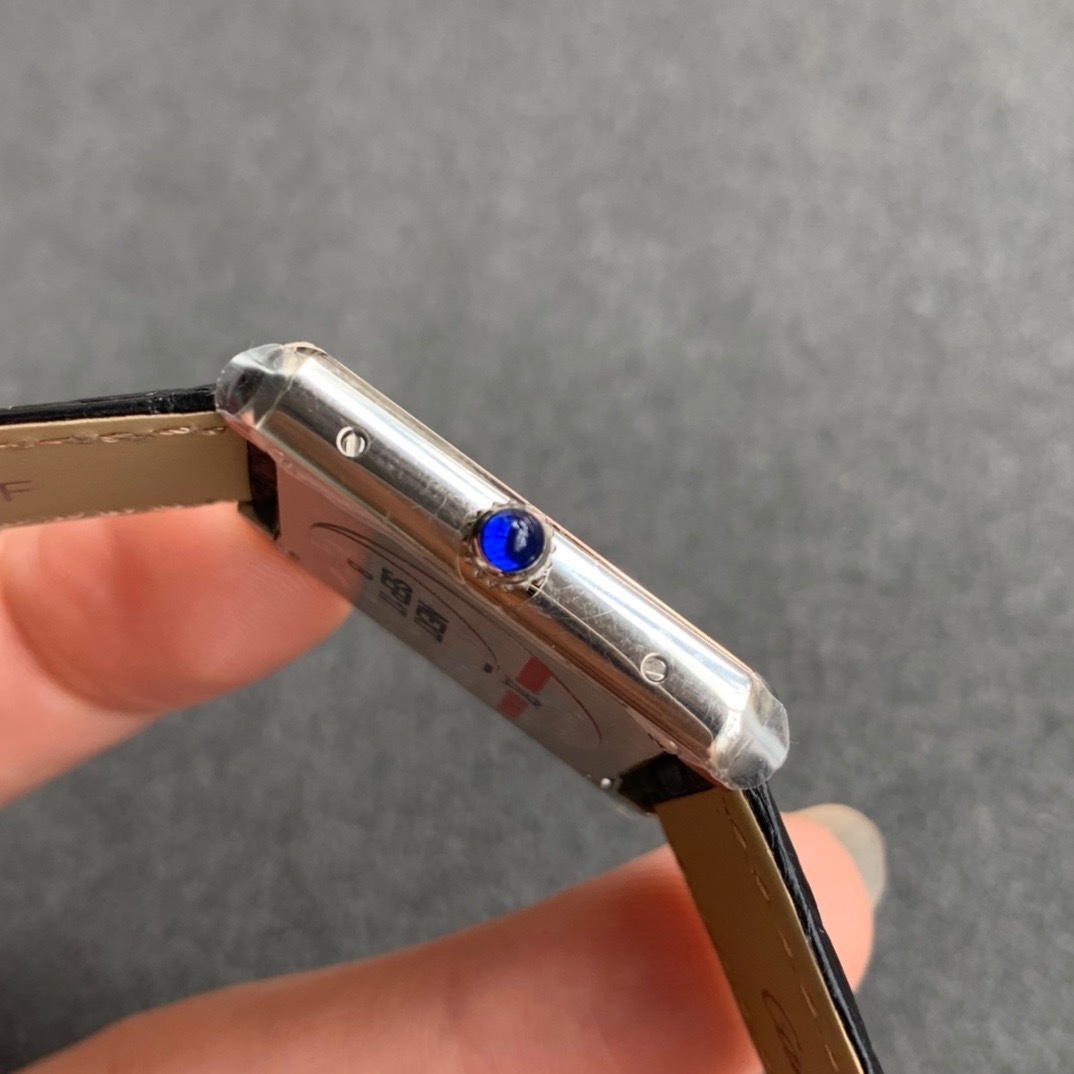 Cartier Tank Must, Small Model strap black