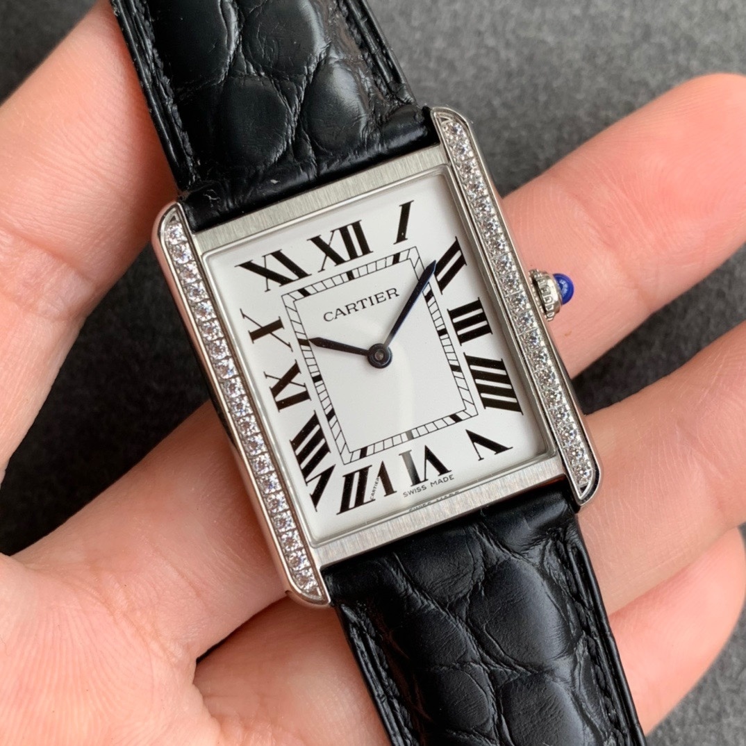 REPLICA CARTIER TANK K11 FACTORY DIAMOND-SET BEZEL