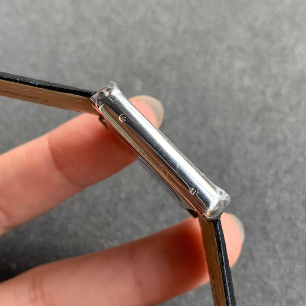 Cartier Tank Solo Large Model 3169 White Dial 27x35mm Women's Watch AM Diamonds