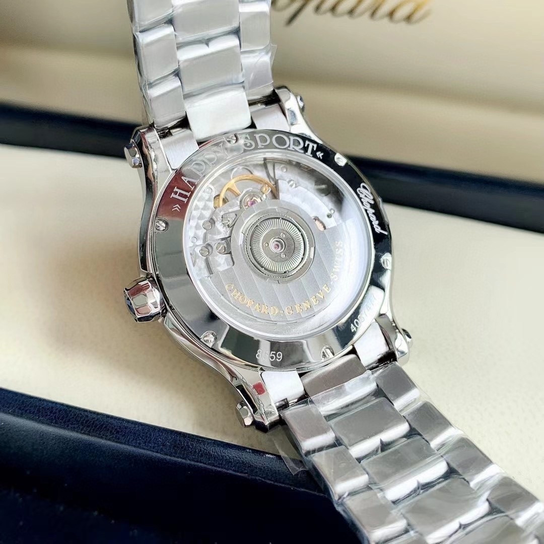 Chopard Happy Sport Quartz Pink Dial Ladies Watch