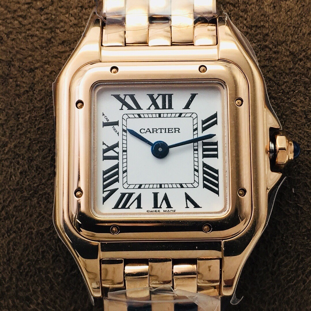 Cartier Panthere Small Size Quartz White Dial Ladies Watch