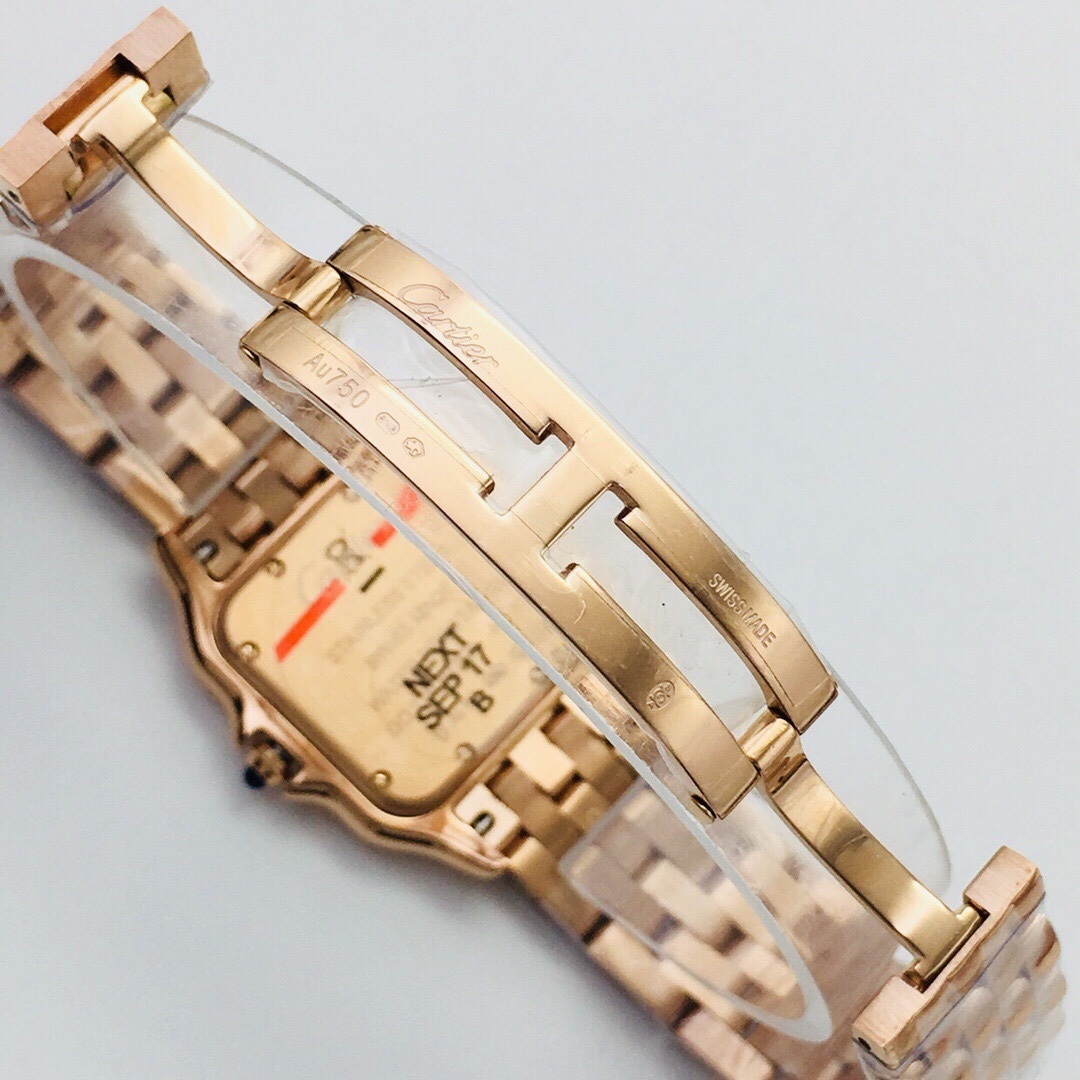 Cartier Panthere WJPN0009 18K Rose Gold Ladies Watch Box Papers