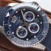 Longines  HydroConquest Automatic Chronograph Blue Dial Blue Rubber Strap Men's Watch L3.783.4.96.9