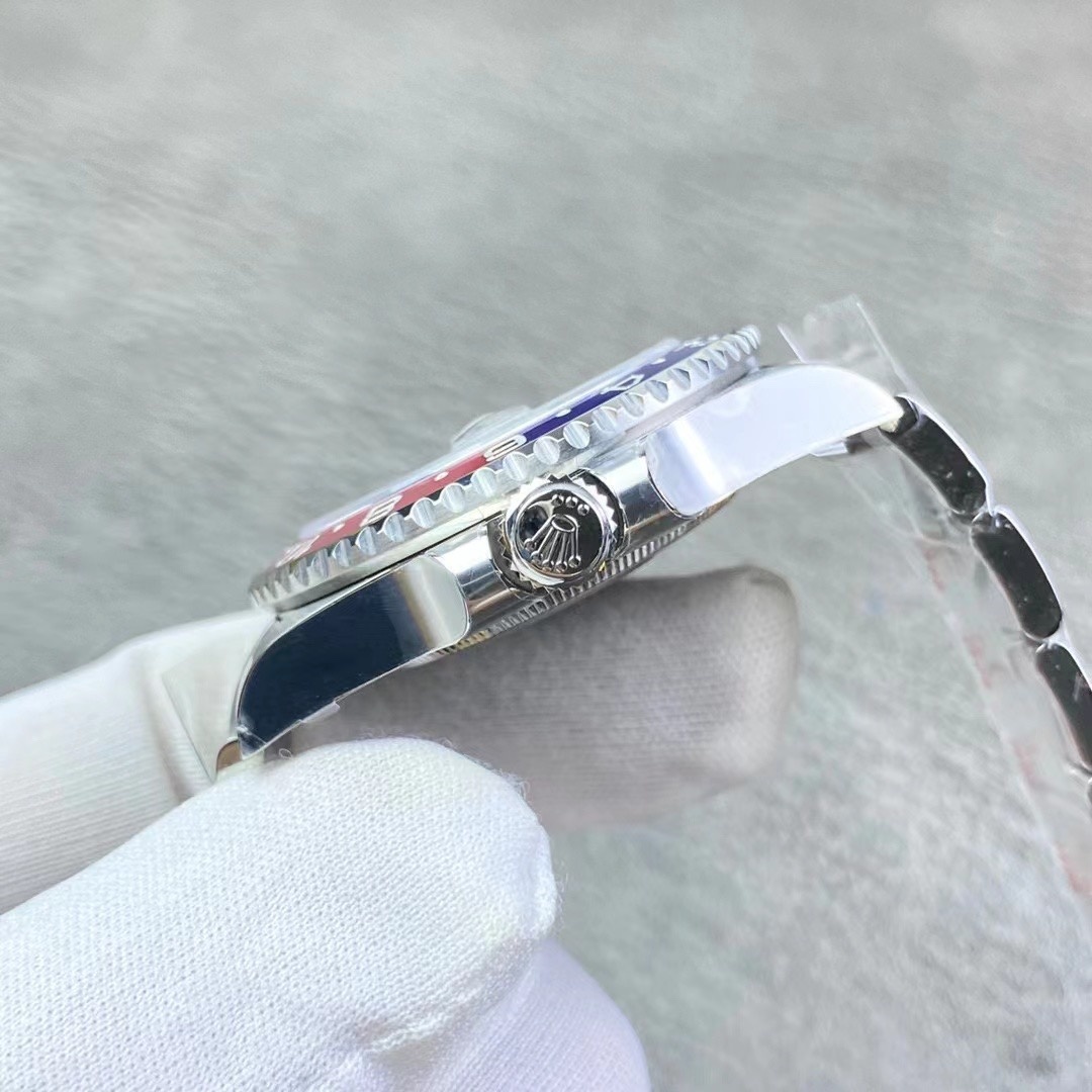 Top-grade watches 07439 Rolex GMT Master II Pepsi 126710BLRO Oyster Bracelet Complete Set