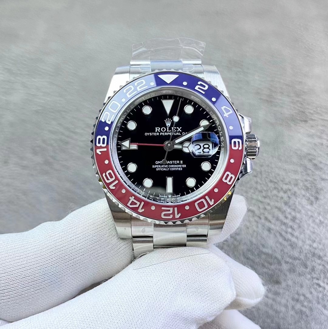 Rolex GMT Master II Pepsi 126710BLRO Oyster Bracelet Complete Set