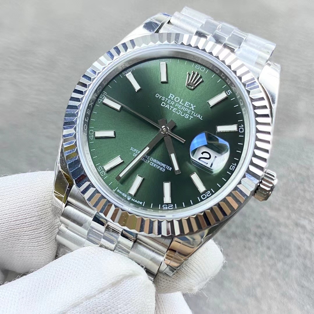 Rolex Datejust 41 Mint Green Dial NEW