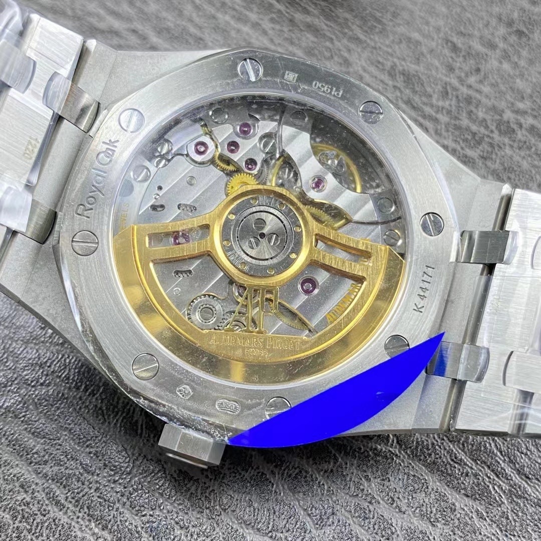 Audemars Piguet Royal oak 41 15500st.OO.1220st.01 Blue Dial-box and papers