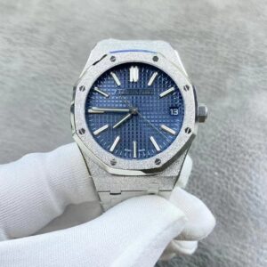 Audemars Piguet Royal oak 41 15500st.OO.1220st.01 Blue Dial-box and papers
