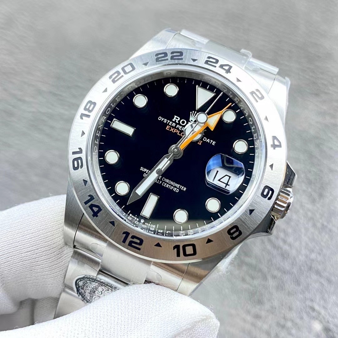 Top-grade watches 07559 Rolex Explorer II watch Oystersteel - m226570-0002