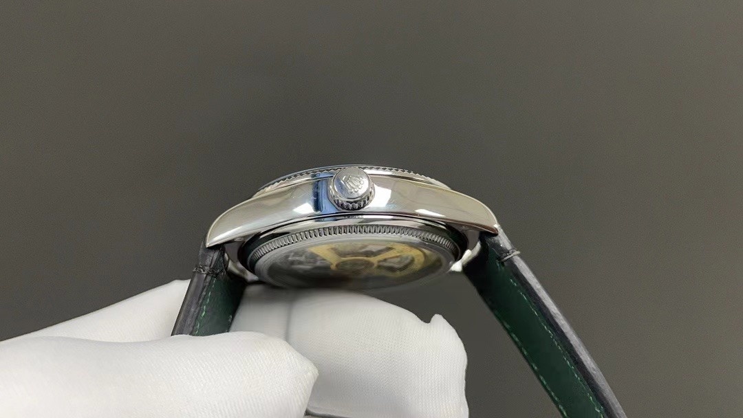 Rolex 1908 NEW 2025 1908 39mm 52506 Platinum Ice Blue Guilloché Rice-Grain Motif Dial