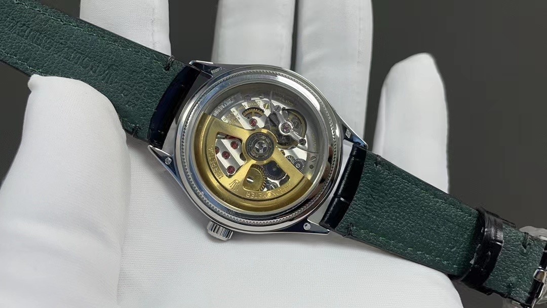 Rolex 1908 NEW 2025 1908 39mm 52506 Platinum Ice Blue Guilloché Rice-Grain Motif Dial