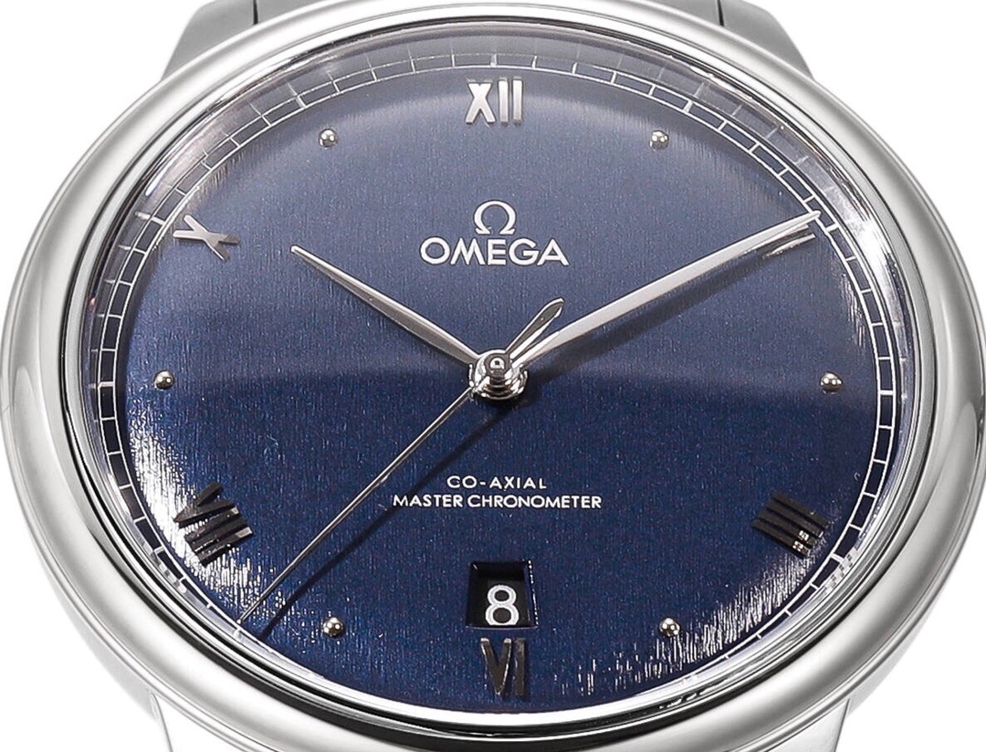 New Omega De Ville Prestige Automatic Blue Men's Watch 434.10.40.20.03.001