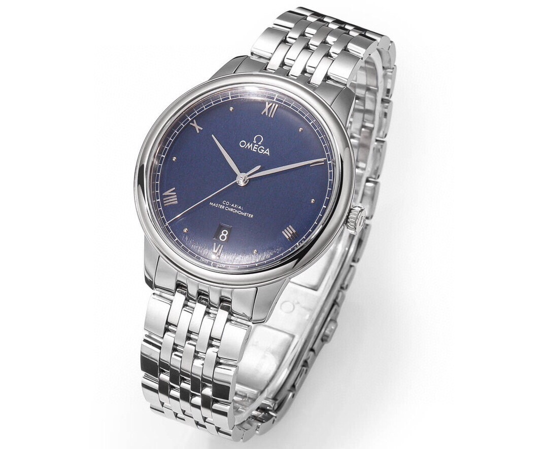 New Omega De Ville Prestige Automatic Blue Men’s Watch 434.10.40.20.03.001