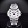 Patek Philippe Nautilus Annual Calendar 40.5mm Watch – Ref: 5726/1A-010 – Silver White Moon-Phase Dial, Stainless Steel Bracelet