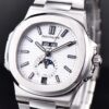 Patek Philippe Nautilus Annual Calendar 40.5mm Watch – Ref: 5726/1A-010 – Silver White Moon-Phase Dial, Stainless Steel Bracelet