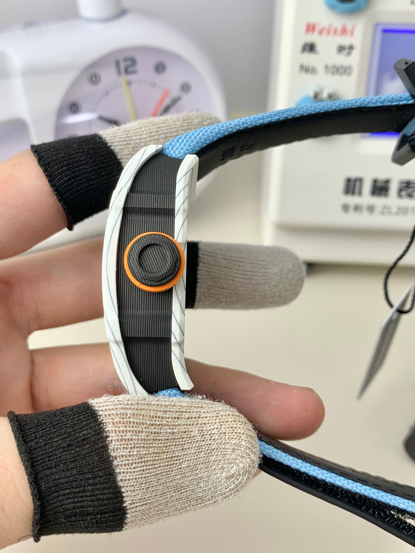 Top-grade watches 07799 Richard Mille RM27-02 Rafael Nadal Tourbillon White Carbon