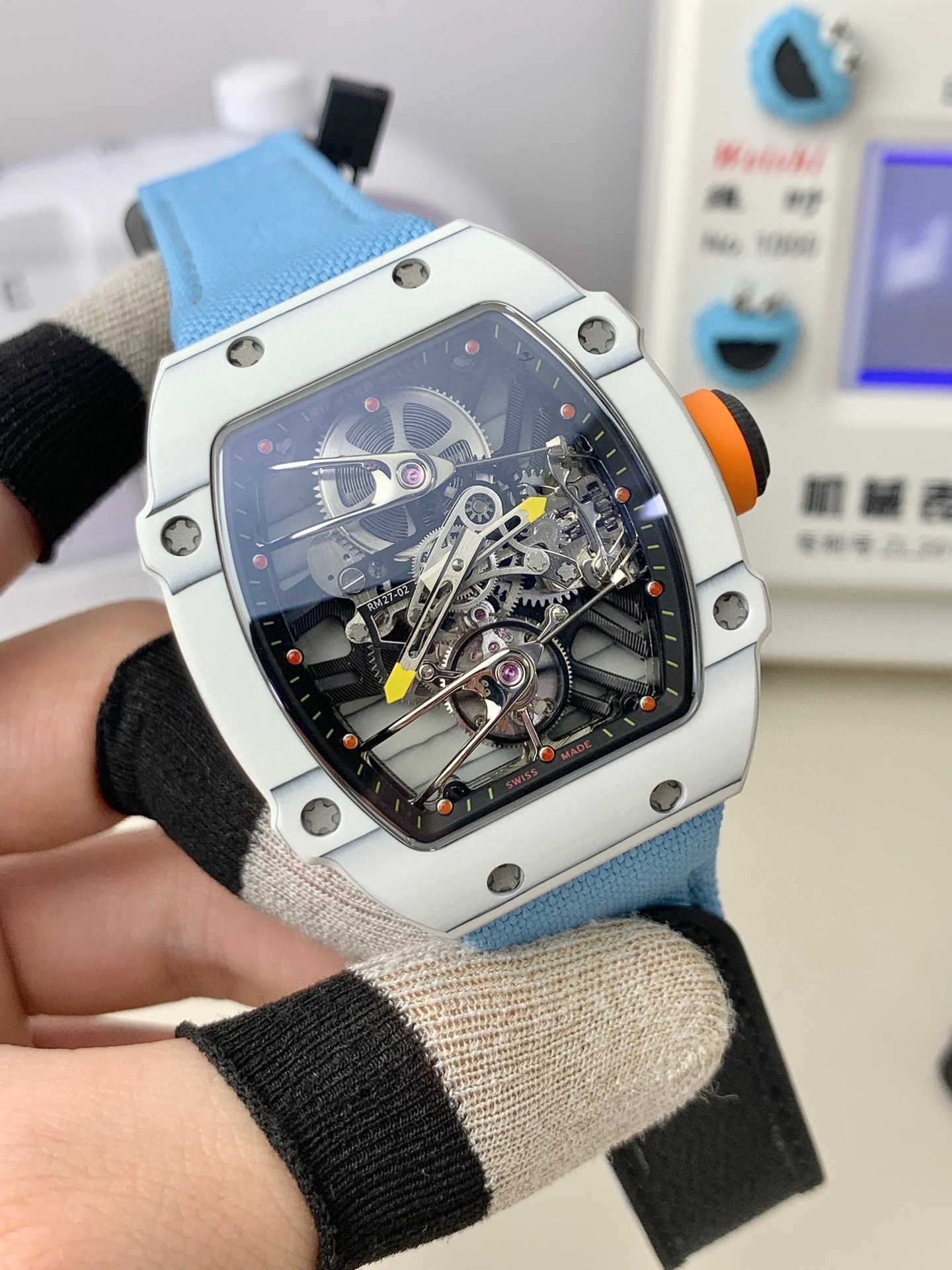Richard Mille RM27-02 Rafael Nadal Tourbillon White Carbon Richard Mille RM27-02 Rafael Nadal Tourbillon White Carbon