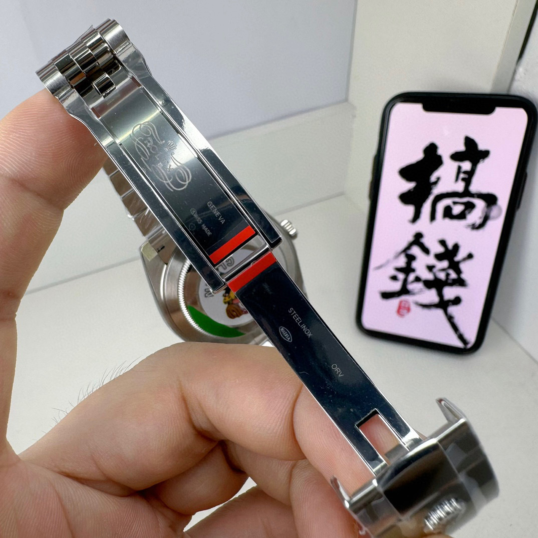 Rolex  Datejust 41 Mint Green Dial Automatic Men's Steel and White Gold Jubilee Watch