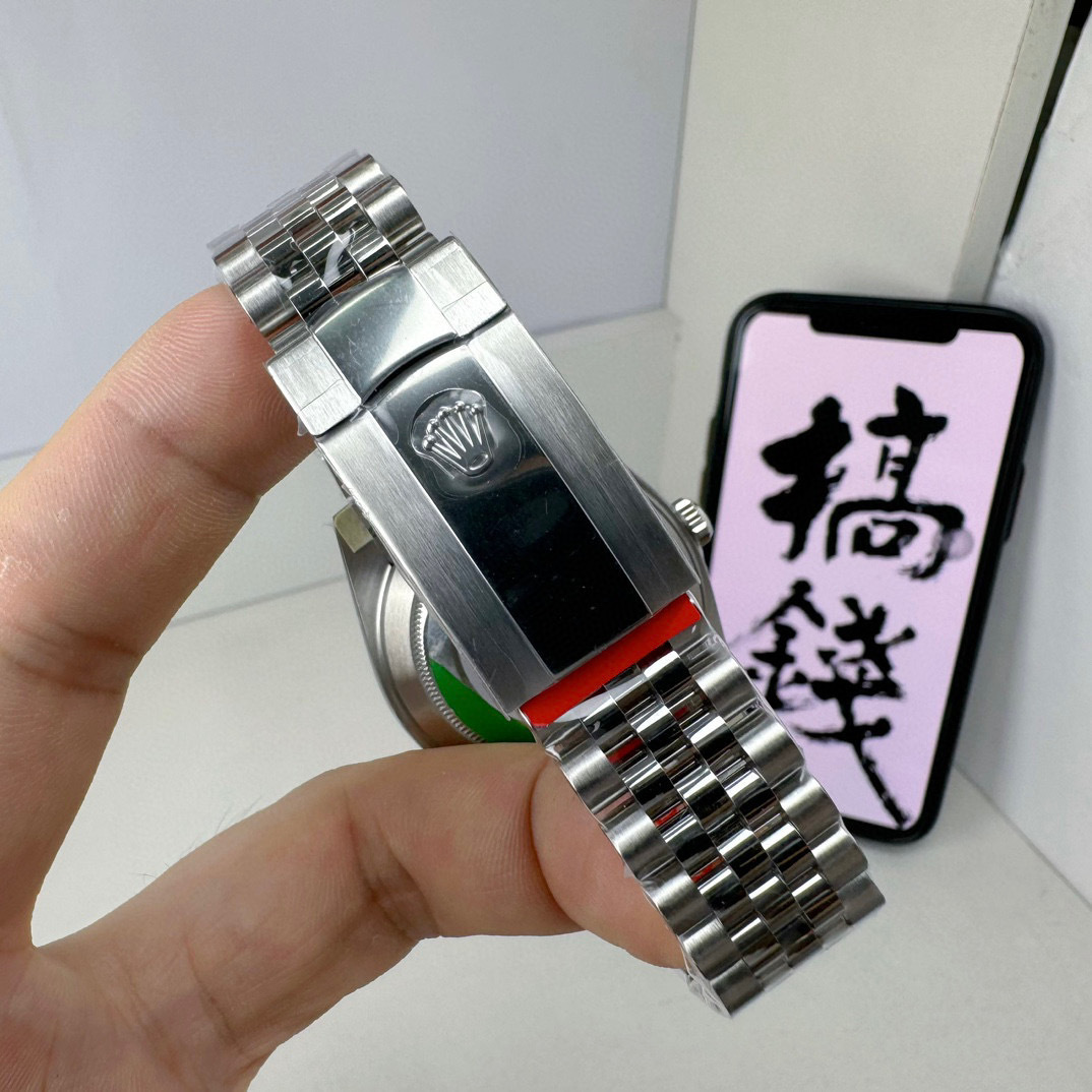 Rolex  Datejust 41 Mint Green Dial Automatic Men's Steel and White Gold Jubilee Watch