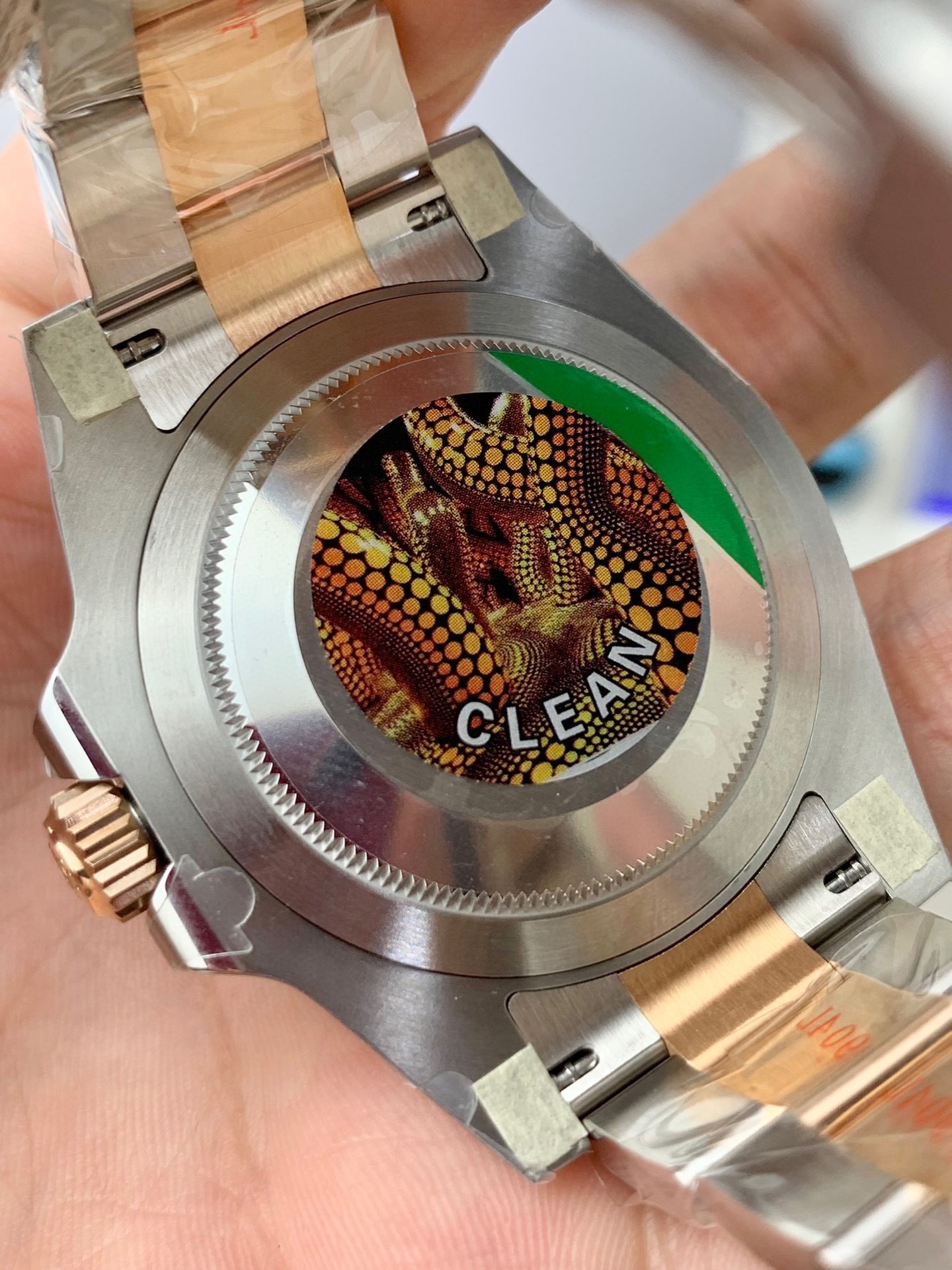 Top-grade watches 07866 Rolex GMT-Master II RootBeer 40mm 18k Rose Gold/Steel Oyster Mens Watch 126711