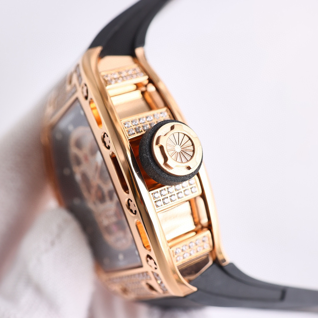 Top-grade watches 07919 Richard Mille RM 052 1454252 Gold Dial Men Watch - Richard