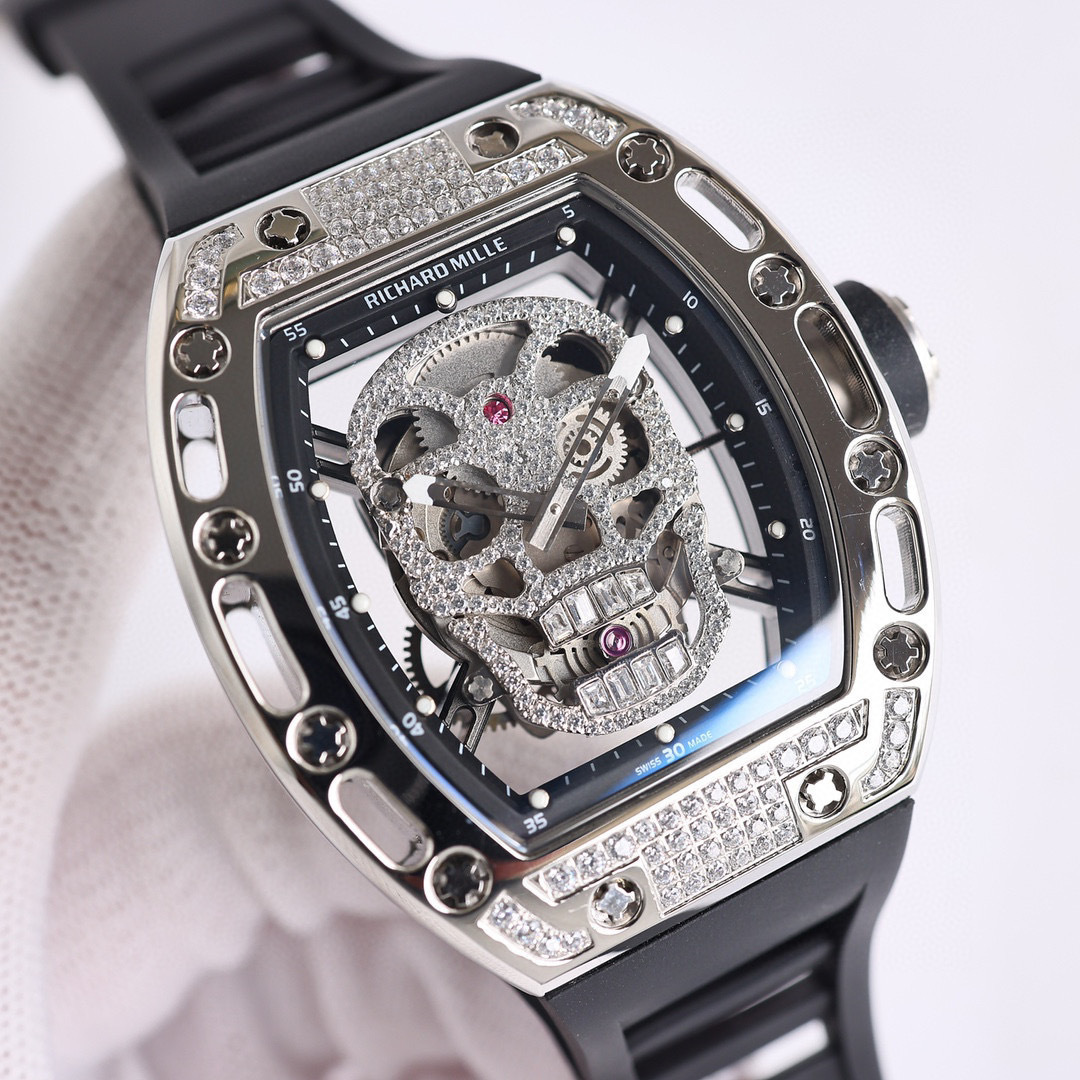 Richard Mille Replica 1:1 RM052 Skull Diamond Diamond Watch