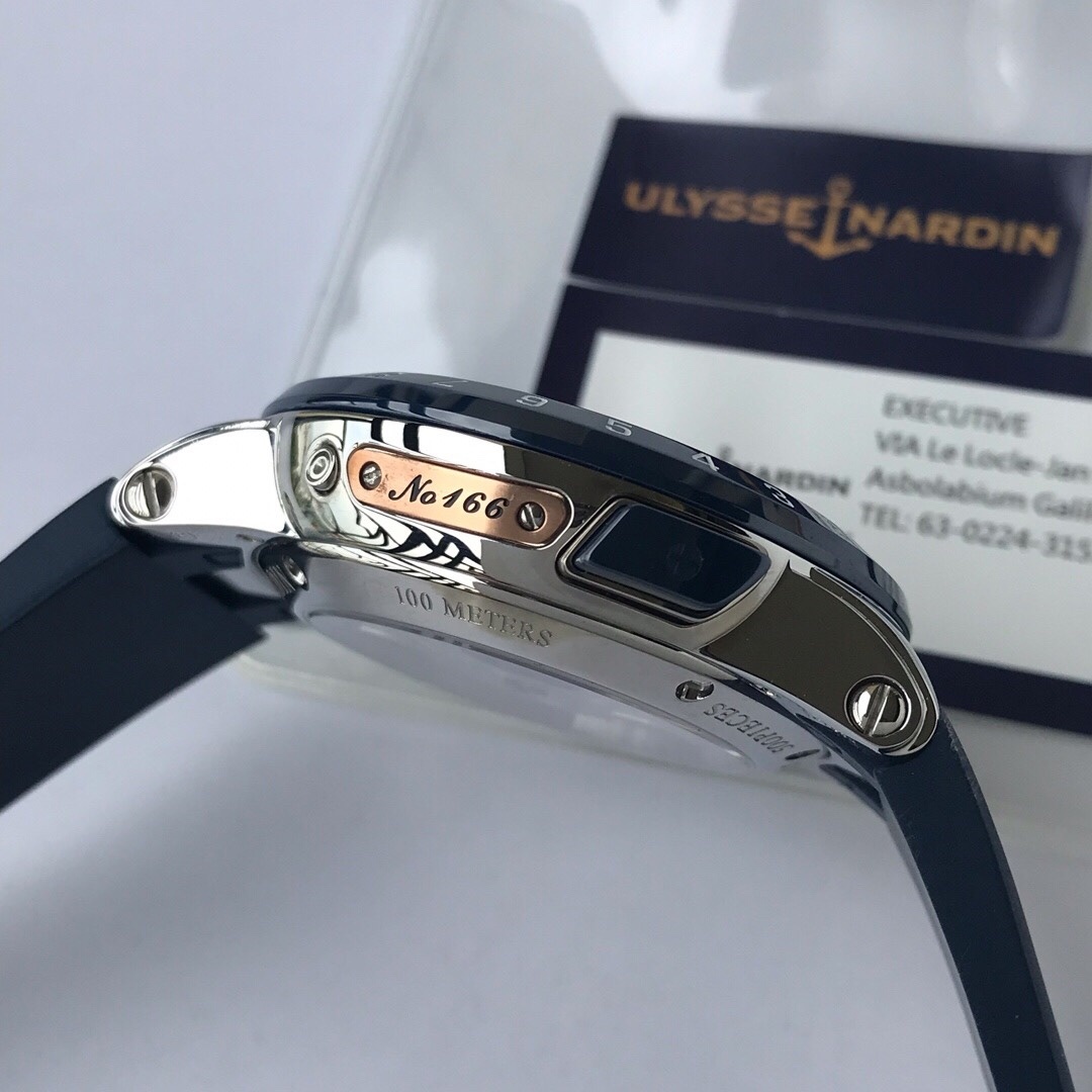 Top-grade watches 08039 Ulysse Nardin Executive EL Toro White Dial in Steel Replica