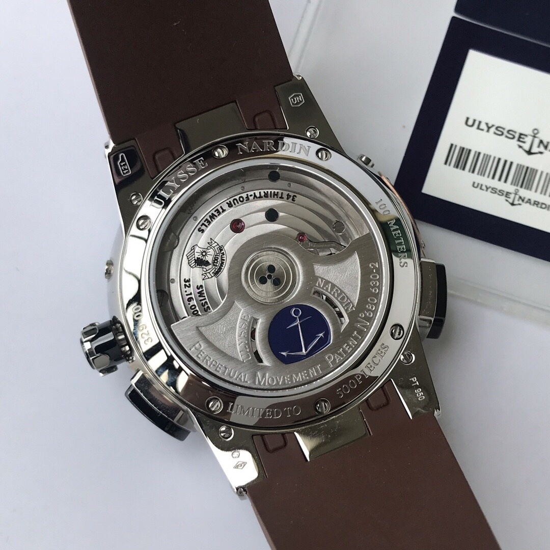 Top-grade watches 08049 Ulysse Nardin El Toro Perpetual Calendar GMT ± Rose Gold 43mm Limited 500 322-00 Mo