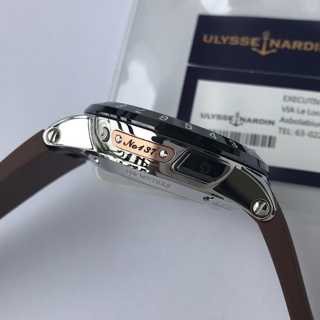 Top-grade watches 08049 Ulysse Nardin El Toro Perpetual Calendar GMT ± Rose Gold 43mm Limited 500 322-00 Mo