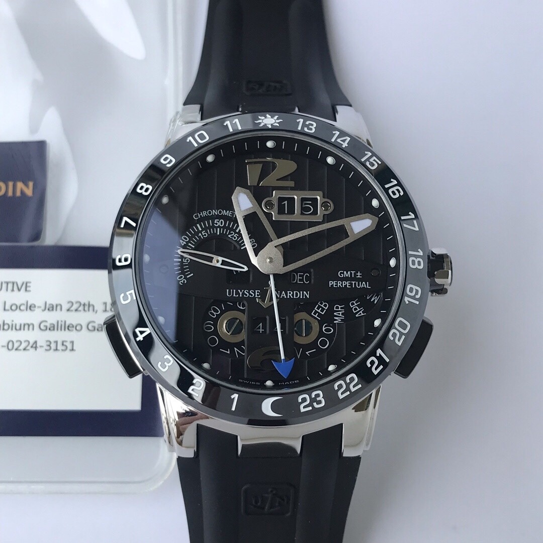 Top-grade watches 08079 Ulysse Nardin El Toro Men's Black Watch - 320-00