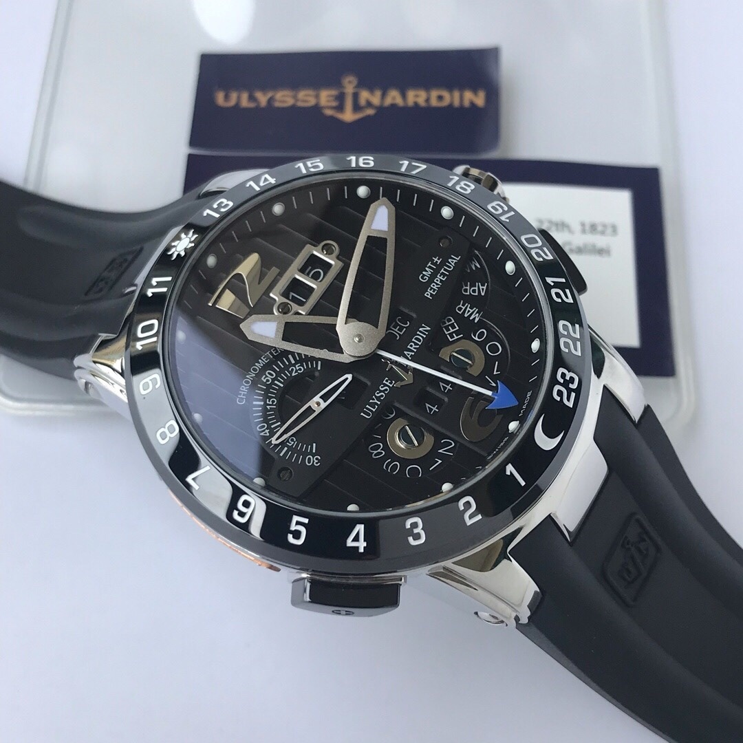 Top-grade watches 08079 Ulysse Nardin El Toro Men's Black Watch - 320-00