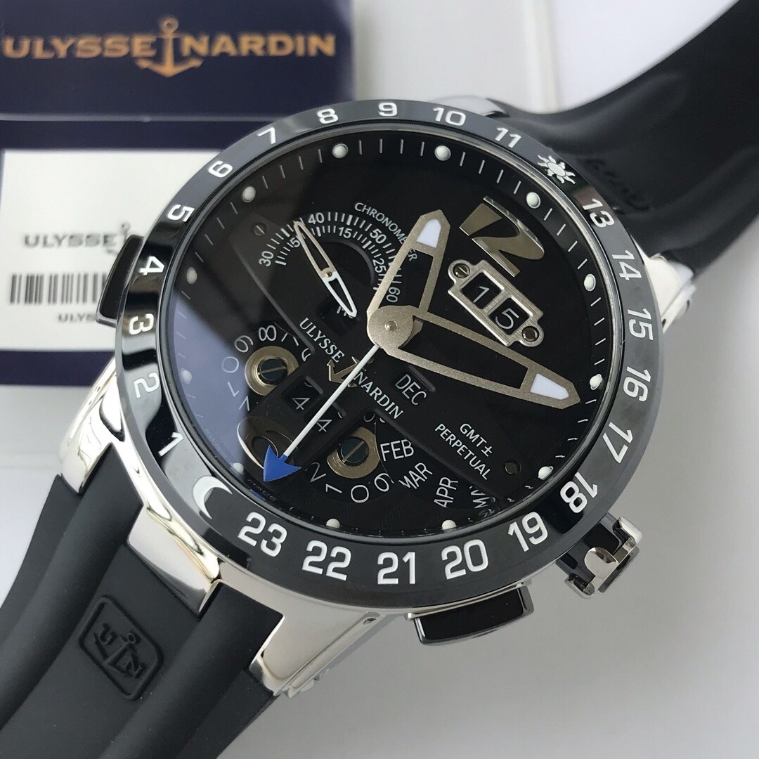 Top-grade watches 08079 Ulysse Nardin El Toro Men's Black Watch - 320-00
