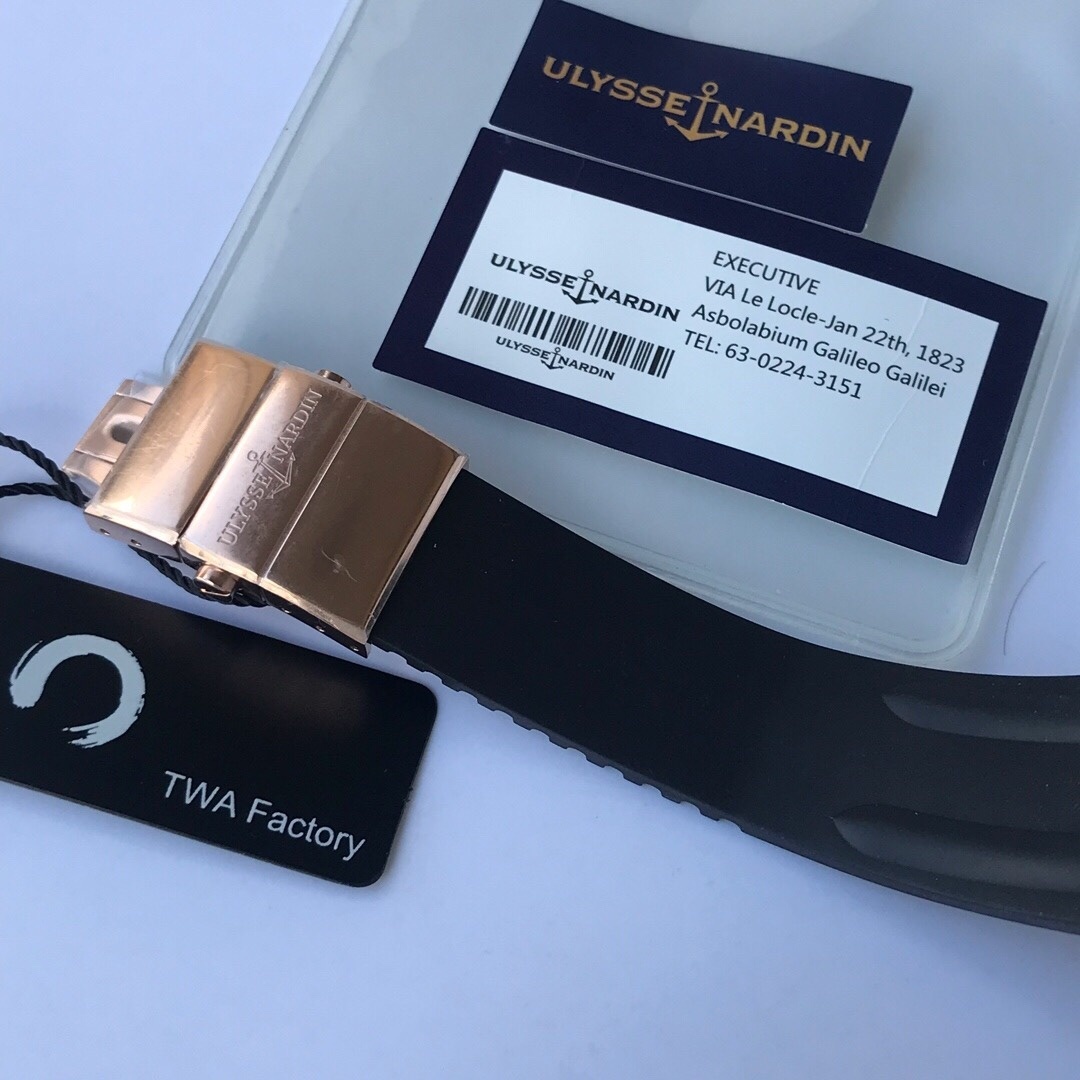 Top-grade watches 08119 Ulysse Nardin El Toro / Black Toro Executive El Toro GMT Perpetual Limited Edition 18K Rose Gold 43