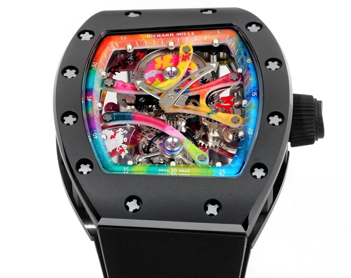 RICHARD MILLE BEST REPLICA WATCH RM68-01 FULL BLACK RM FACTORY 45MM