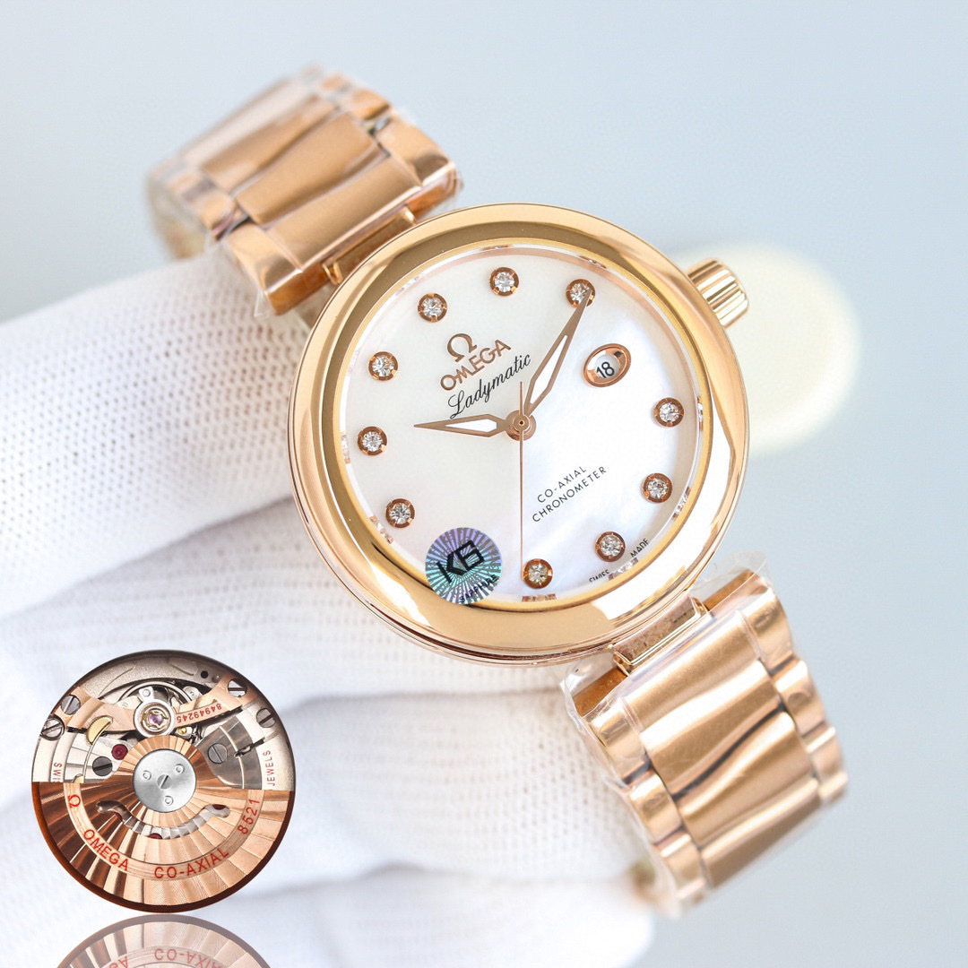 Omega  De Ville Ladymatic Women's Watch 425.25.34.20.55.001