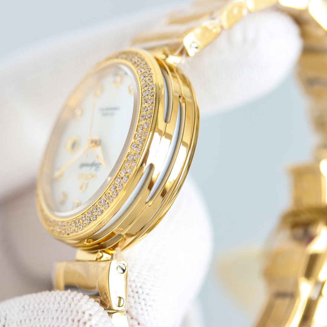 Omega De Ville Ladymatic Rose Gold Black Dial 34mm 425.60.34.20.51.001