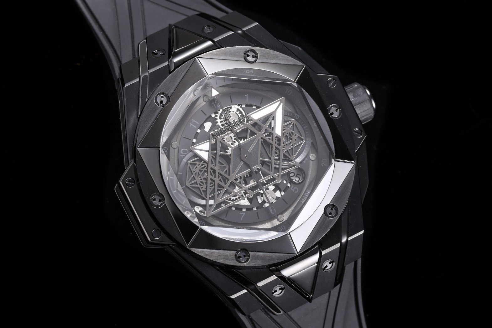 Hublot Big Bang Sang Bleu Ii All Black 45 Mm Big Bang Unico Hublot Big Bang Sang Bleu Ii All Black 45 Mm Big Bang Unico