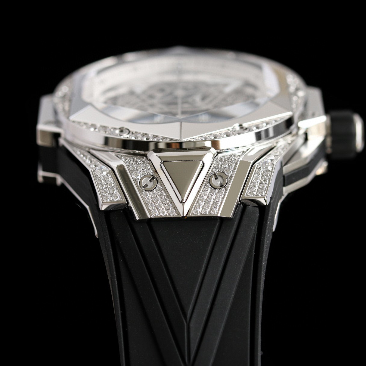 Hublot Big Bang Partnerships Sang Bleu II Titanium White Pave 45mm 418.NX.2001.RX.1604.MXM20 - BRAND NEW