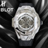 Hublot Big Bang Partnerships Sang Bleu II Titanium White Pave 45mm 418.NX.2001.RX.1604.MXM20 - BRAND NEW