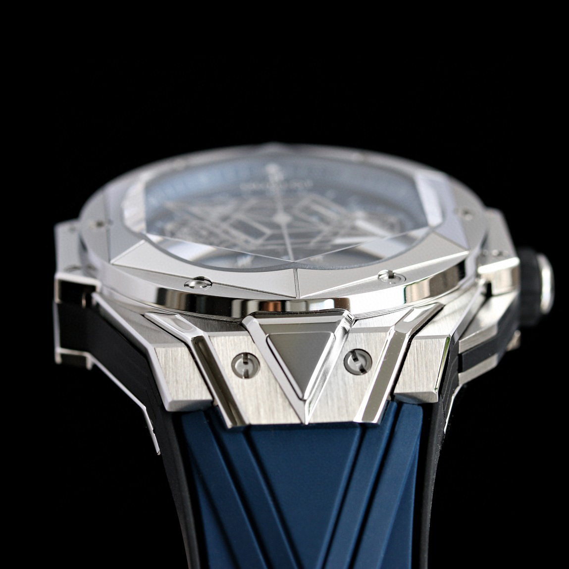 Hublot Big Bang Sang Bleu II Titanium Chronograph Automatic Blue Dial Men's Watch