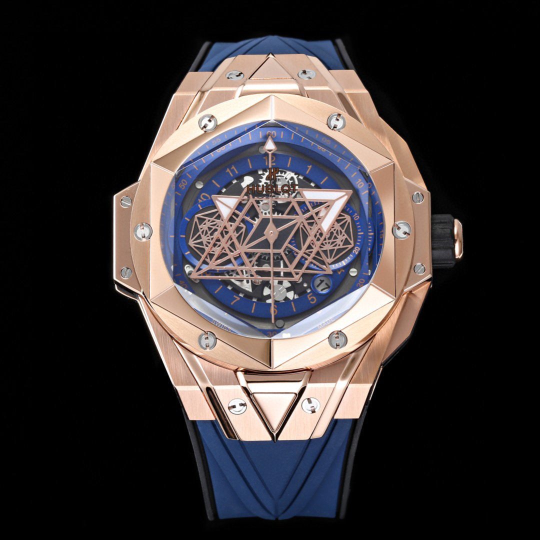 Hublot Big Bang Sang Bleu II King Rose Gold Blue 418.0X.5108.RX Chronograph 45mm Hublot Big Bang Sang Bleu II King Rose Gold Blue 418.0X.5108.RX Chronograph 45mm