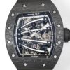 RICHARD MILLE RM59-01 WATCH BLACK CARBON CASE BLACK DIAL TOURBILLON 43x50MM