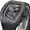RICHARD MILLE RM59-01 WATCH BLACK CARBON CASE BLACK DIAL TOURBILLON 43x50MM