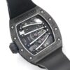 RICHARD MILLE RM59-01 WATCH BLACK CARBON CASE BLACK DIAL TOURBILLON 43x50MM