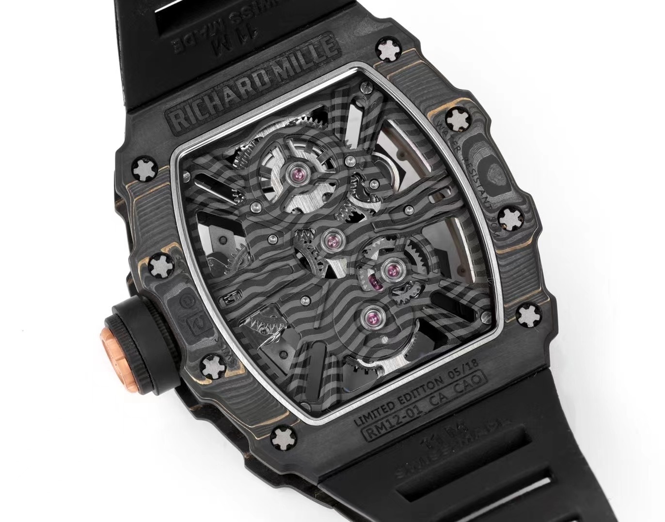 Richard Mille RM12-01 Gold Carbon Tourbillon Limited Edition