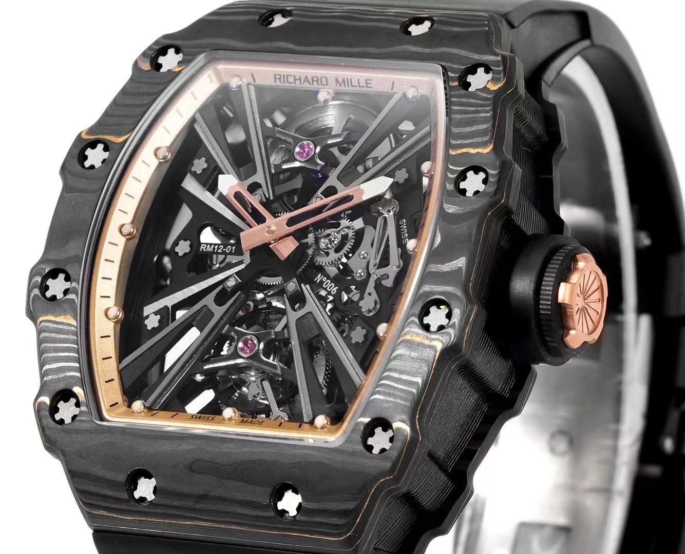 Richard Mille RM12-01 Gold Carbon Tourbillon Limited Edition