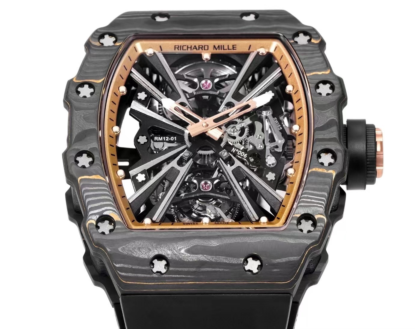 Richard Mille RM12-01 Gold Carbon Tourbillon Limited Edition Richard Mille RM12-01 Gold Carbon Tourbillon Limited Edition