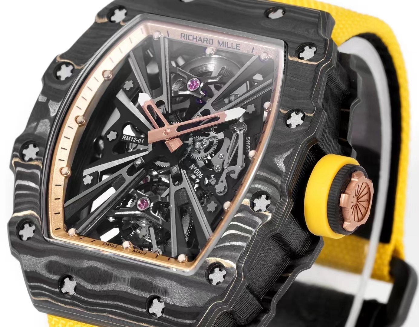 Top-notch watch 00849 Richard Mille RM12-01 Tourbillon Replica Watch