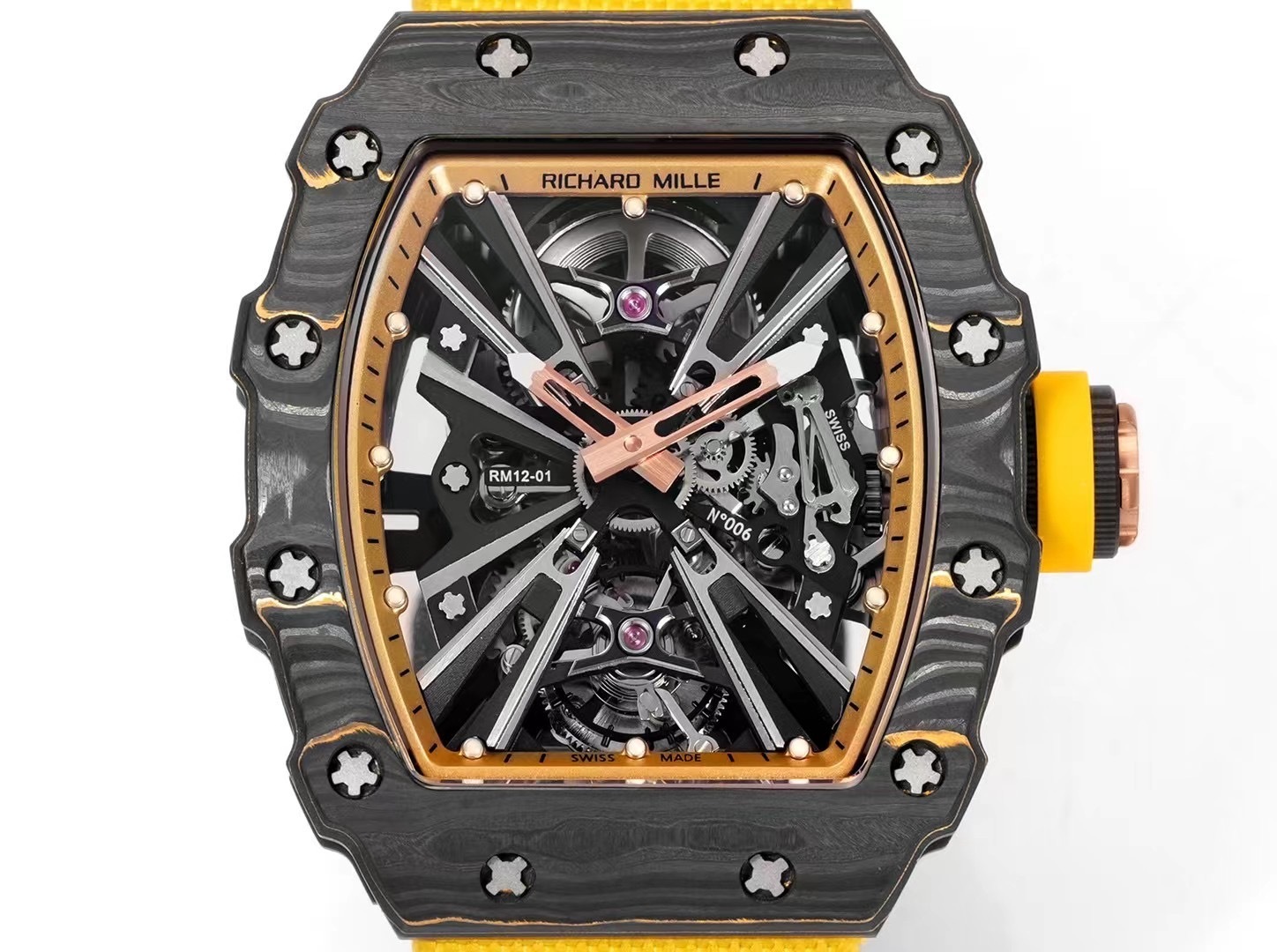 Top-notch watch 00849 Richard Mille RM12-01 Tourbillon Replica Watch