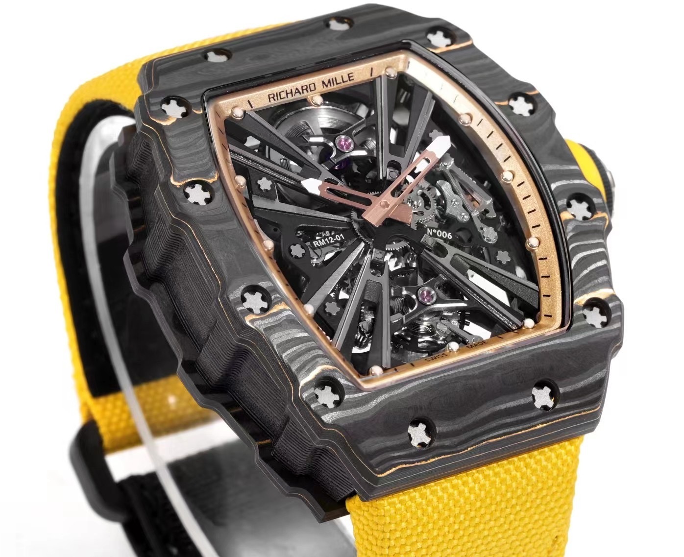 Top-notch watch 00849 Richard Mille RM12-01 Tourbillon Replica Watch